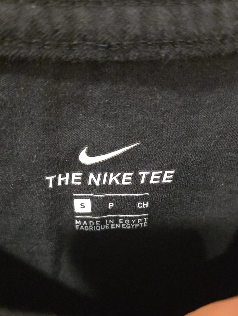 Nike Black Short-Sleeve Crewneck Tee with Floral Square Graphic